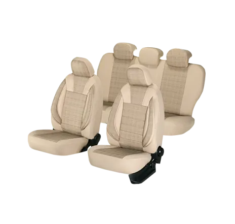 Set huse scaun luxury bej