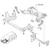 Punte fata cu bucsi Renault 8200742904
