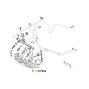Rampa carburant fara retur Clio ii.iii Renault 7700274294