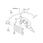 Conducta clima Renault 8200385296
