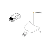 Capota motor Clio IV Renault 651009833r