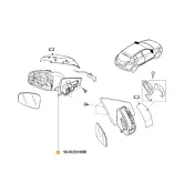 Corp retrovizor exterior stanga Renault Megane III 963020180R