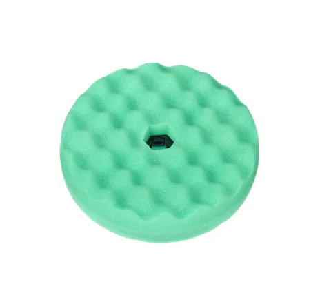 Burete verde valurit cu fata dubla - quick connect150mm - 3m