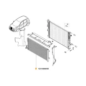 Radiator AC Renault Megane III / Scenic III 921100001R Renault