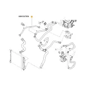 Conducta intrare vas expansiune Renault 6001547050