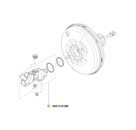 Pompa frana Dacia Logan ii Renault 460111938r
