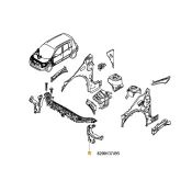 Suport far stanga Renault 8200137495