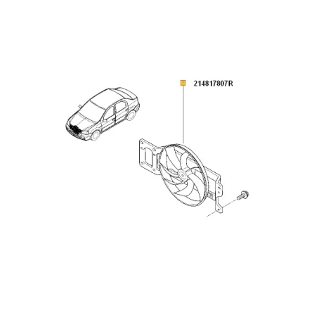 Gmv racire Dacia Logan 1.2 16v euro 4/euro 5 Renault 214817807r