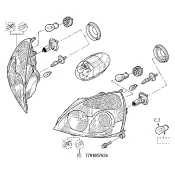 Far stanga Renault Clio II 7701057654