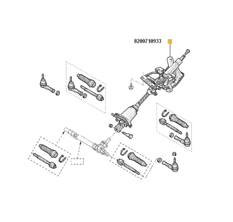 Coloana directie Renault Symbol III 8200710933