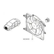 Gmv (electroventilator) Logan cu ac Renault 6001550769