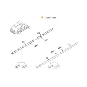 Bandou usa spate dreapta(plast) Renault 7701477639