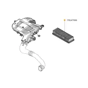 Filtru aer motor Renault Clio II / Megane I / Scenic I – 7701477096
