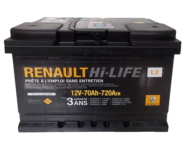 7711238598 renault аккумулятор